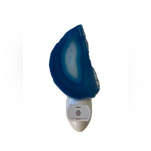 Blue agate night light